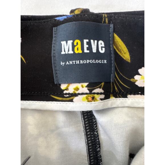 MAEVE Anthropologie The Colette Wide Leg Crop Pant Floral Size 29 - Picture 4 of 11